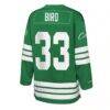 Larry Bird Boston Celtics Mitchell & Ness Youth Maxxed Out 2.0 Fashion Hockey Jersey - - Detail View