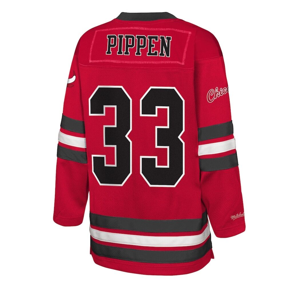 Scottie Pippen Chicago Bulls Mitchell & Ness Youth Maxxed Out 2.0 Fashion Hockey Jersey