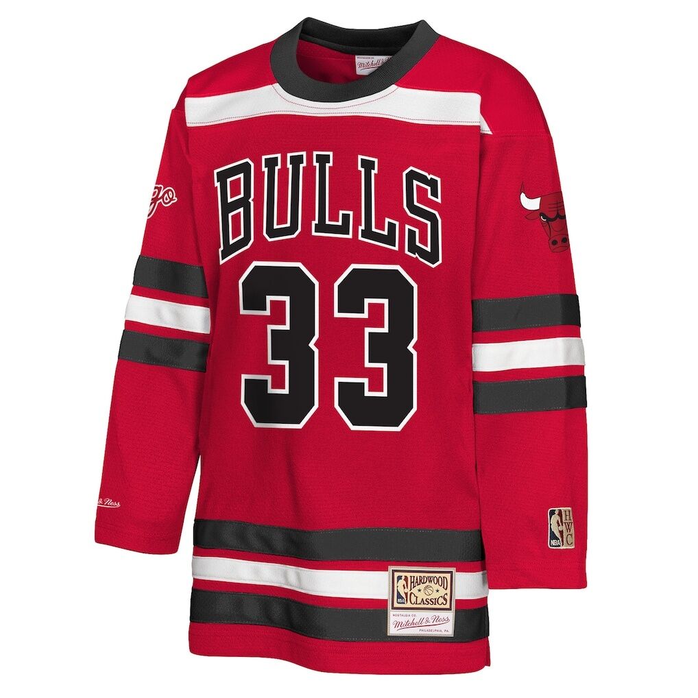 Scottie Pippen Chicago Bulls Mitchell & Ness Youth Maxxed Out 2.0 Fashion Hockey Jersey