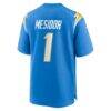 Akheem Mesidor Los Angeles Chargers Nike 2026 NFL Draft First Round Pick No. 22 Team Game Jersey - - Detail View