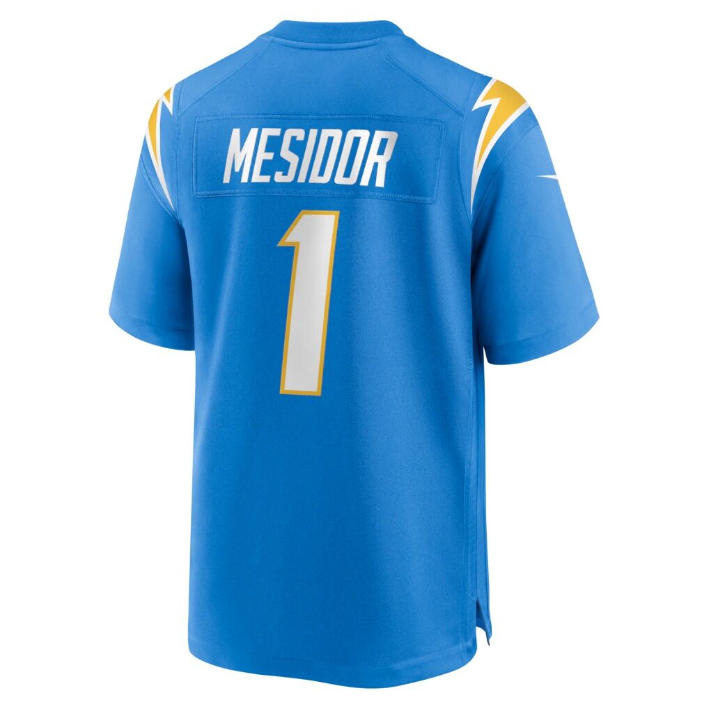 Akheem Mesidor Los Angeles Chargers Nike 2026 NFL Draft First Round Pick No. 22 Team Game Jersey - Powder Blue