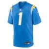 Akheem Mesidor Los Angeles Chargers Nike 2026 NFL Draft First Round Pick No. 22 Team Game Jersey - - Side View