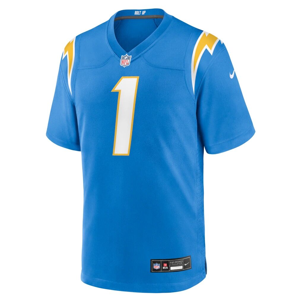 Akheem Mesidor Los Angeles Chargers Nike 2026 NFL Draft First Round Pick No. 22 Team Game Jersey - Powder Blue