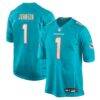 Chris Johnson Miami Dolphins Nike 2026 NFL Draft First Round Pick No. 27 Team Game Jersey - - Front View