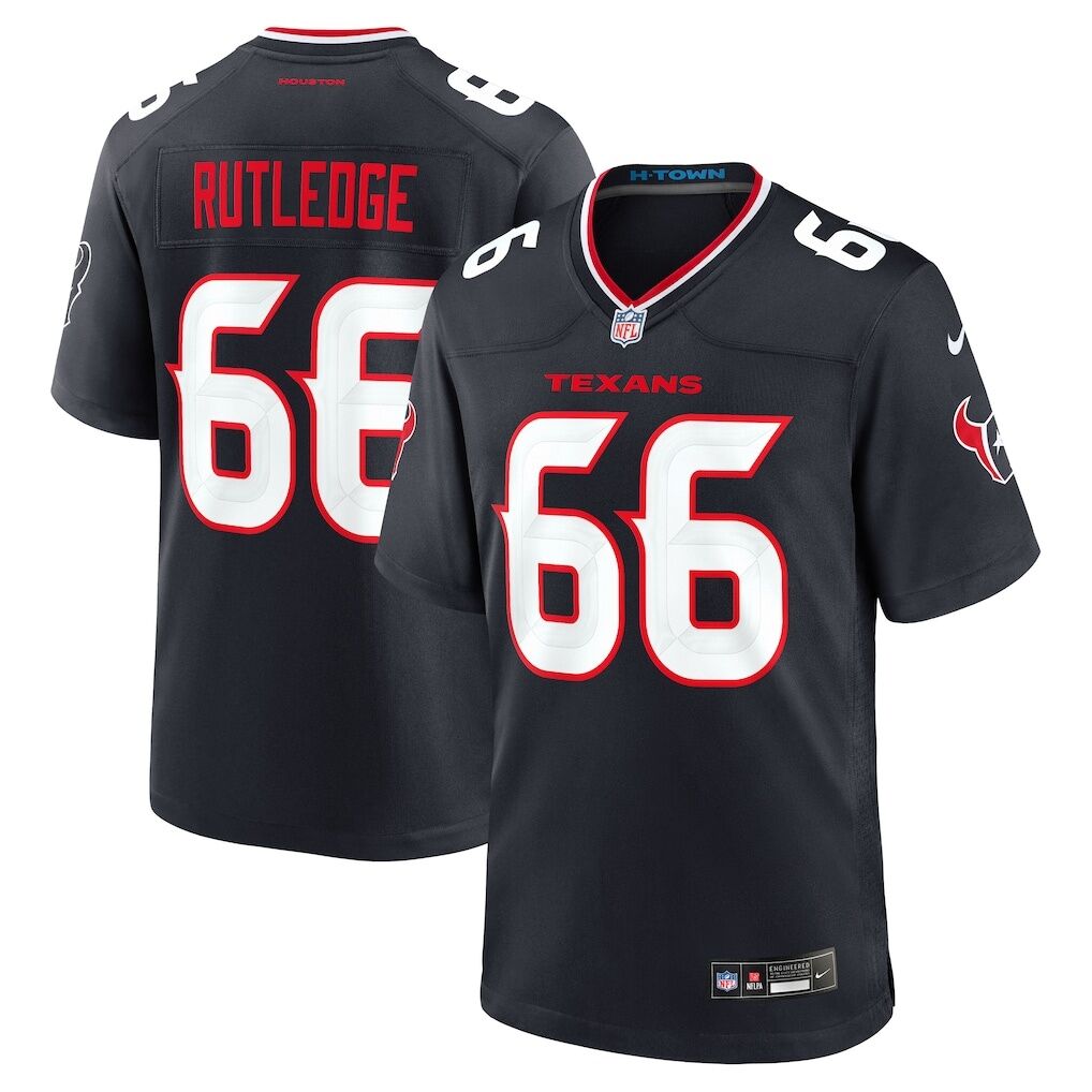 Keylan Rutledge Houston Texans Nike 2026 NFL Draft First Round Pick No. 26 Team Game Jersey
