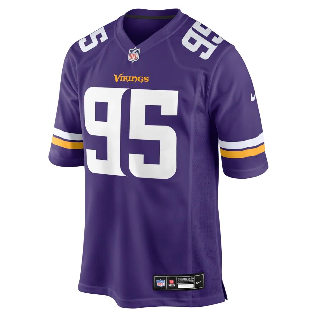 Caleb Banks Minnesota Vikings Nike 2026 NFL Draft First Round Pick No. 18 Team Game Jersey