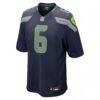 Jalen Milroe Seattle Seahawks Nike 2025 NFL Draft Game Jersey - - Side View
