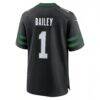 David Bailey New York Jets Nike Alternate Game Player Jersey - Black - Detail View