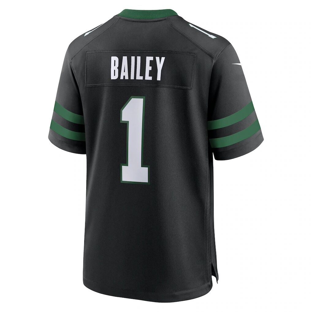 David Bailey New York Jets Nike Alternate Game Player Jersey - Legacy Black