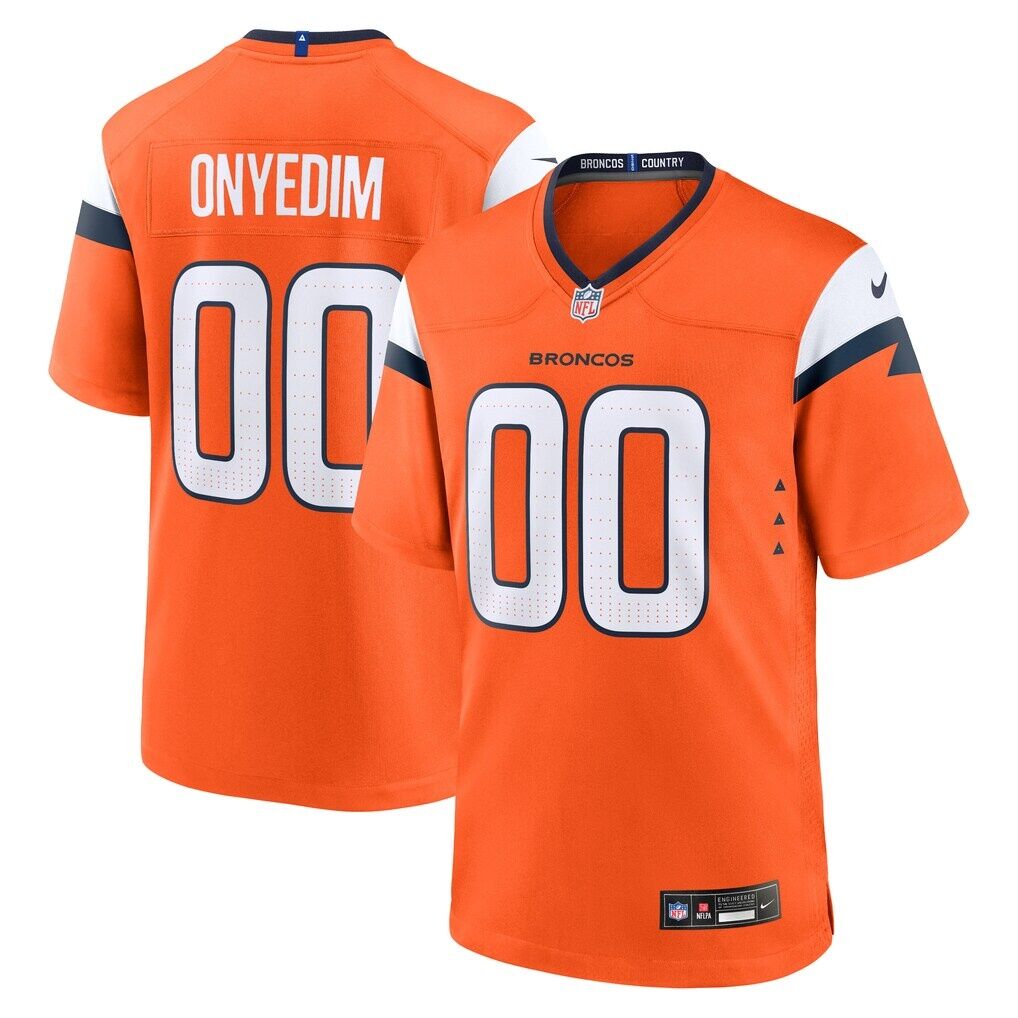 Tyler Onyedim Denver Broncos Nike Game Jersey