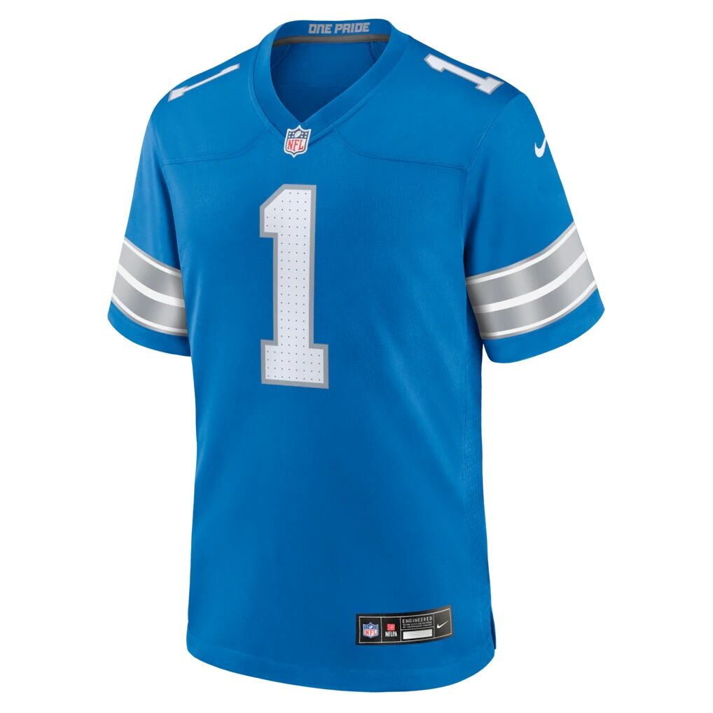 Blake Miller Detroit Lions Nike 2026 NFL Draft First Round Pick No. 17 Team Game Jersey