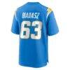 Tyler Biadasz Los Angeles Chargers Nike Team Game Jersey - - Detail View