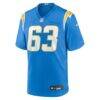 Tyler Biadasz Los Angeles Chargers Nike Team Game Jersey - - Side View