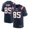 Hunter Henry New England Patriots Nike Team Game Jersey - Navy - Front View