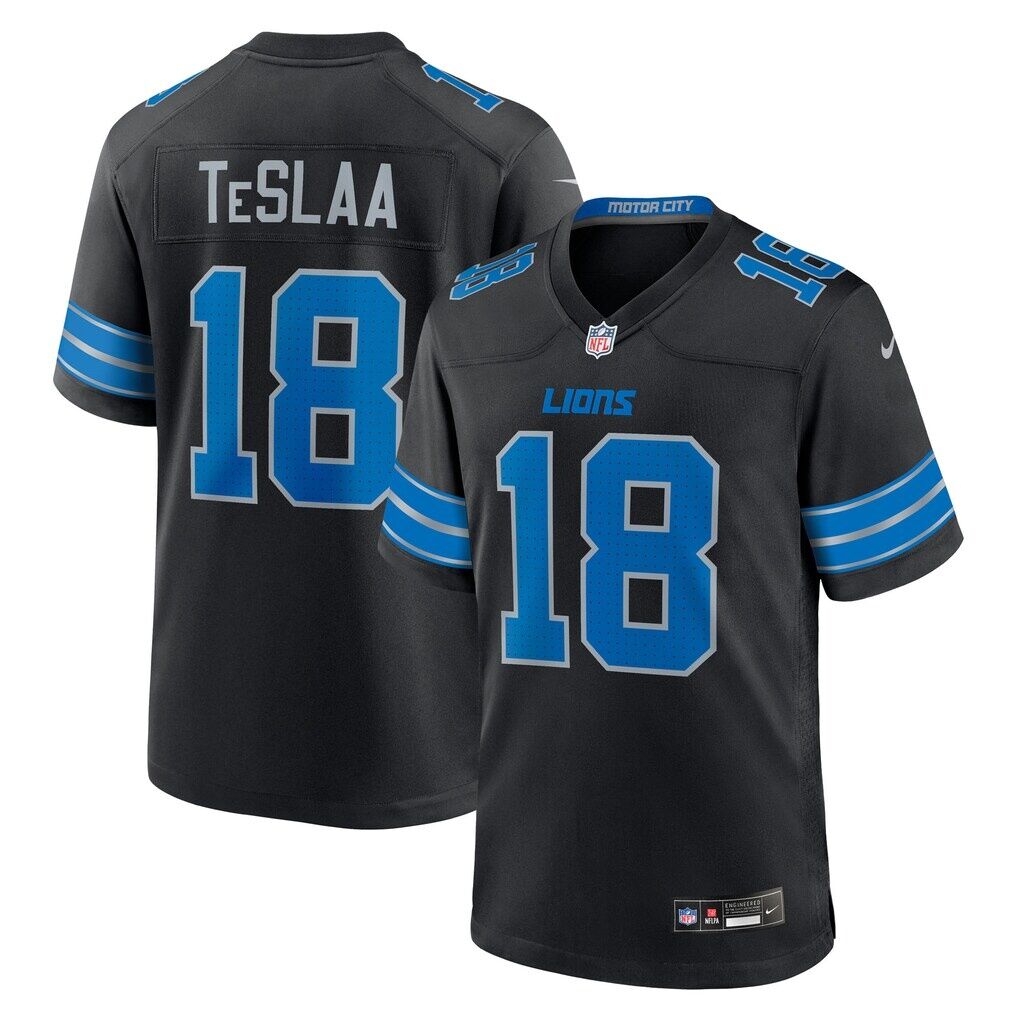 Isaac TeSlaa Detroit Lions Nike Alternate Game Player Jersey