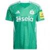 Newcastle United adidas 2025/26 Away Replica Jersey - Green - Side View