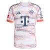 Bayern Munich adidas 2025/26 Away Authentic Custom Jersey - White - Side View