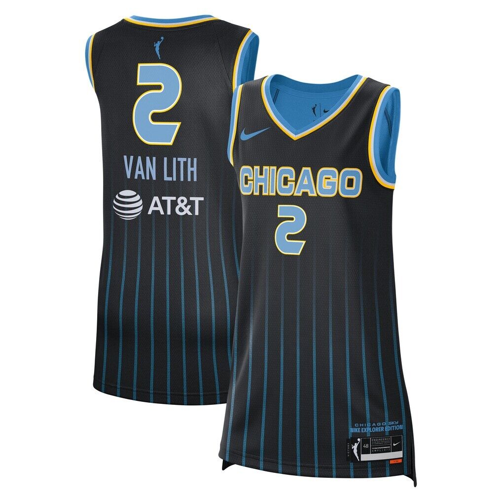 Hailey Van Lith Chicago Sky Nike Unisex 2025 WNBA Draft Explorer Edition Victory Jersey