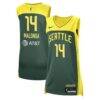 Dominique Malonga Seattle Storm Nike Unisex 2025 WNBA Draft Explorer Edition Victory Jersey - Green - Front View