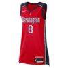 Georgia Amoore Washington Mystics Nike Unisex 2025 WNBA Draft Explorer Edition Victory Player Jersey - Red - Side View