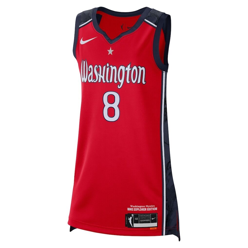 Georgia Amoore Washington Mystics Nike Unisex 2025 WNBA Draft Explorer Edition Victory Player Jersey