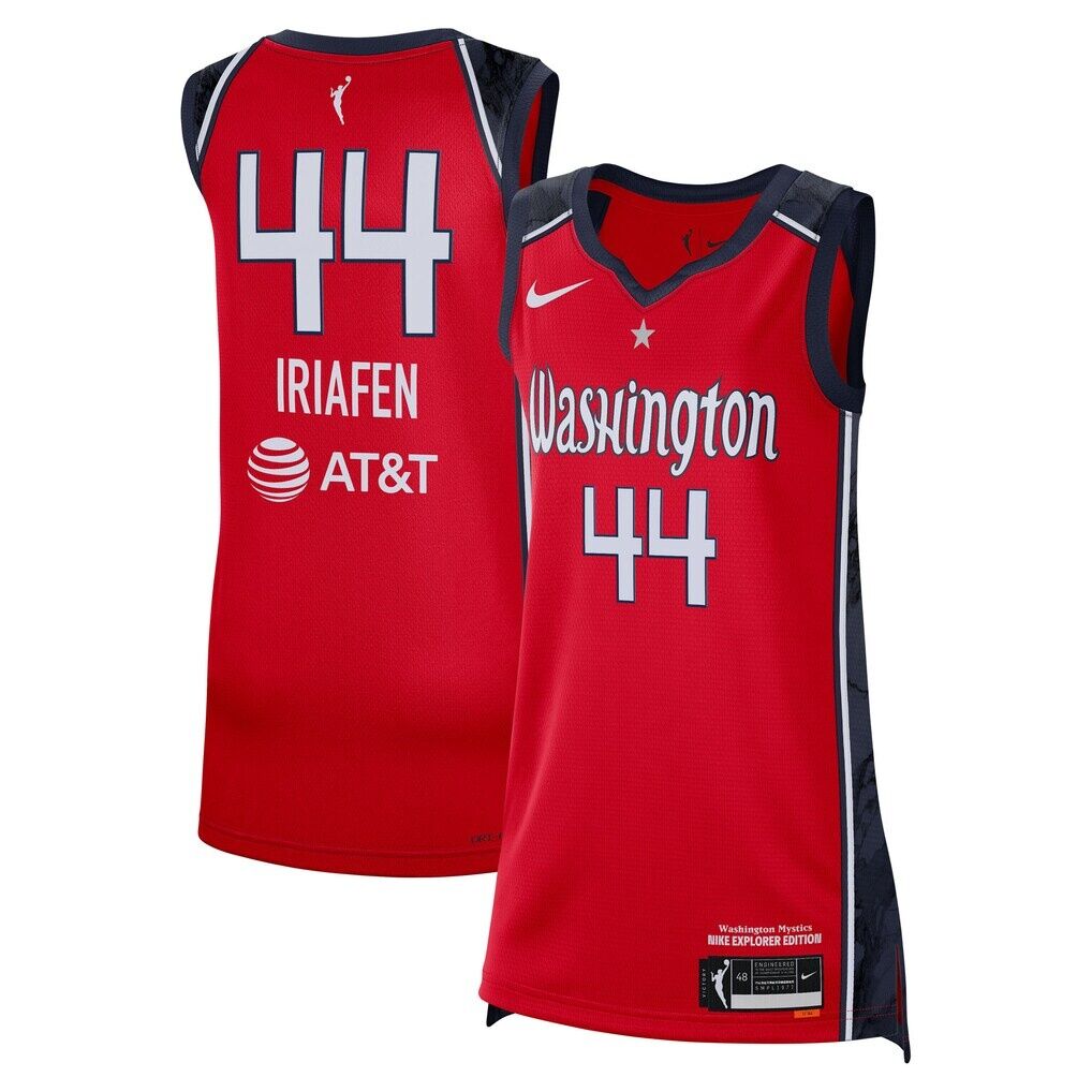 Kiki Iriafen Washington Mystics Nike Unisex 2025 WNBA Draft Explorer Edition Victory Player Jersey