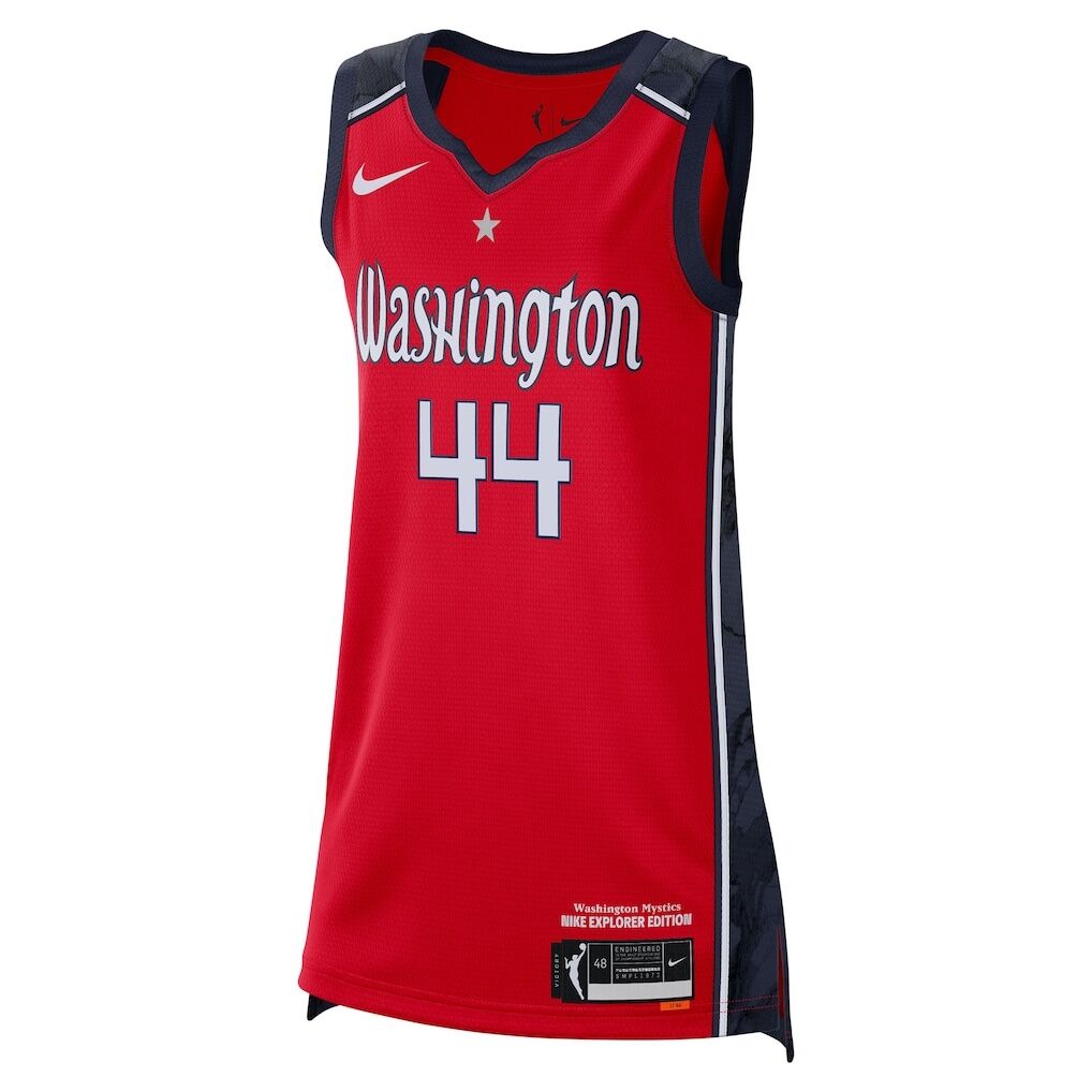 Kiki Iriafen Washington Mystics Nike Unisex 2025 WNBA Draft Explorer Edition Victory Player Jersey
