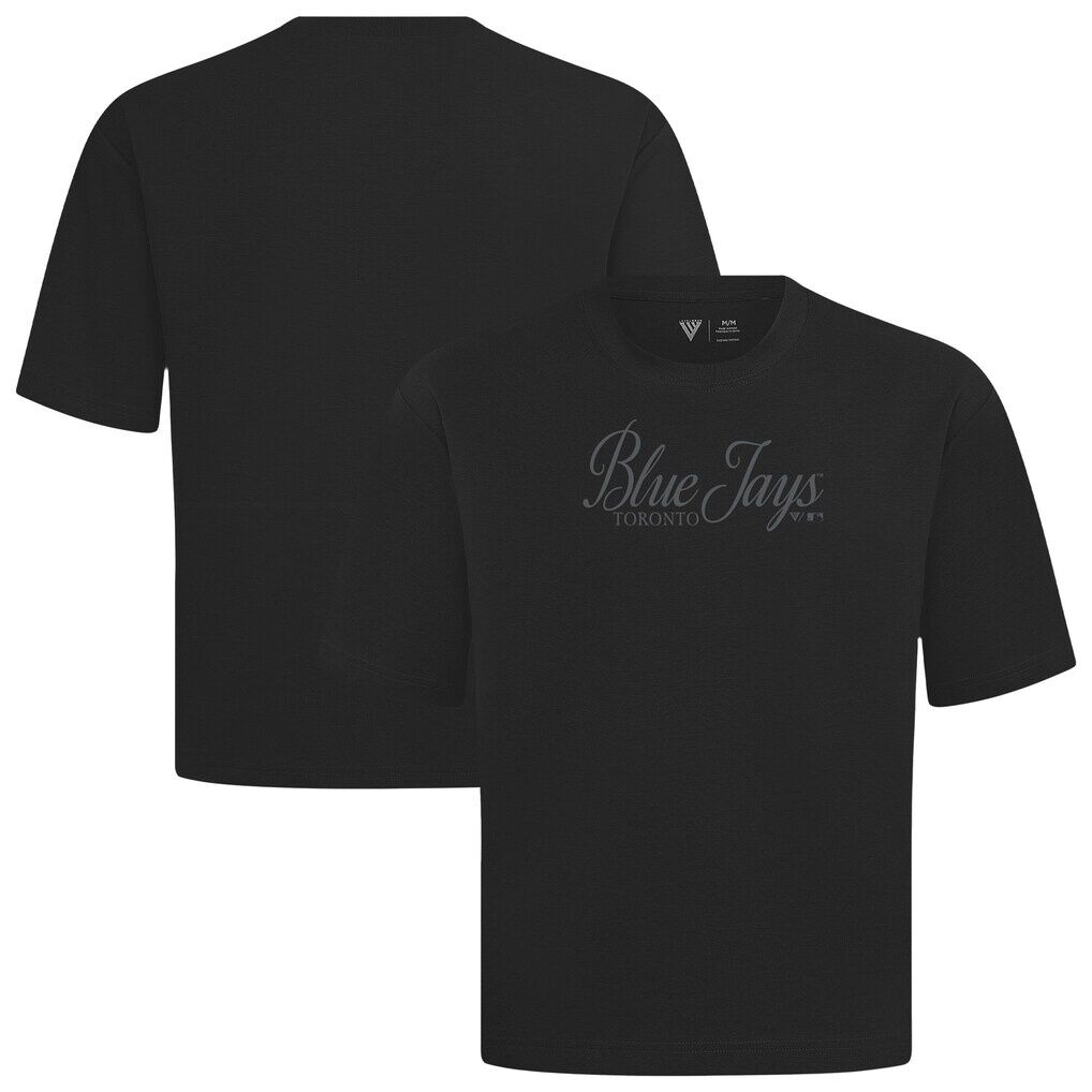 Toronto Blue Jays Levelwear Ethereal Oversized Luxe Signature Knit T-Shirt