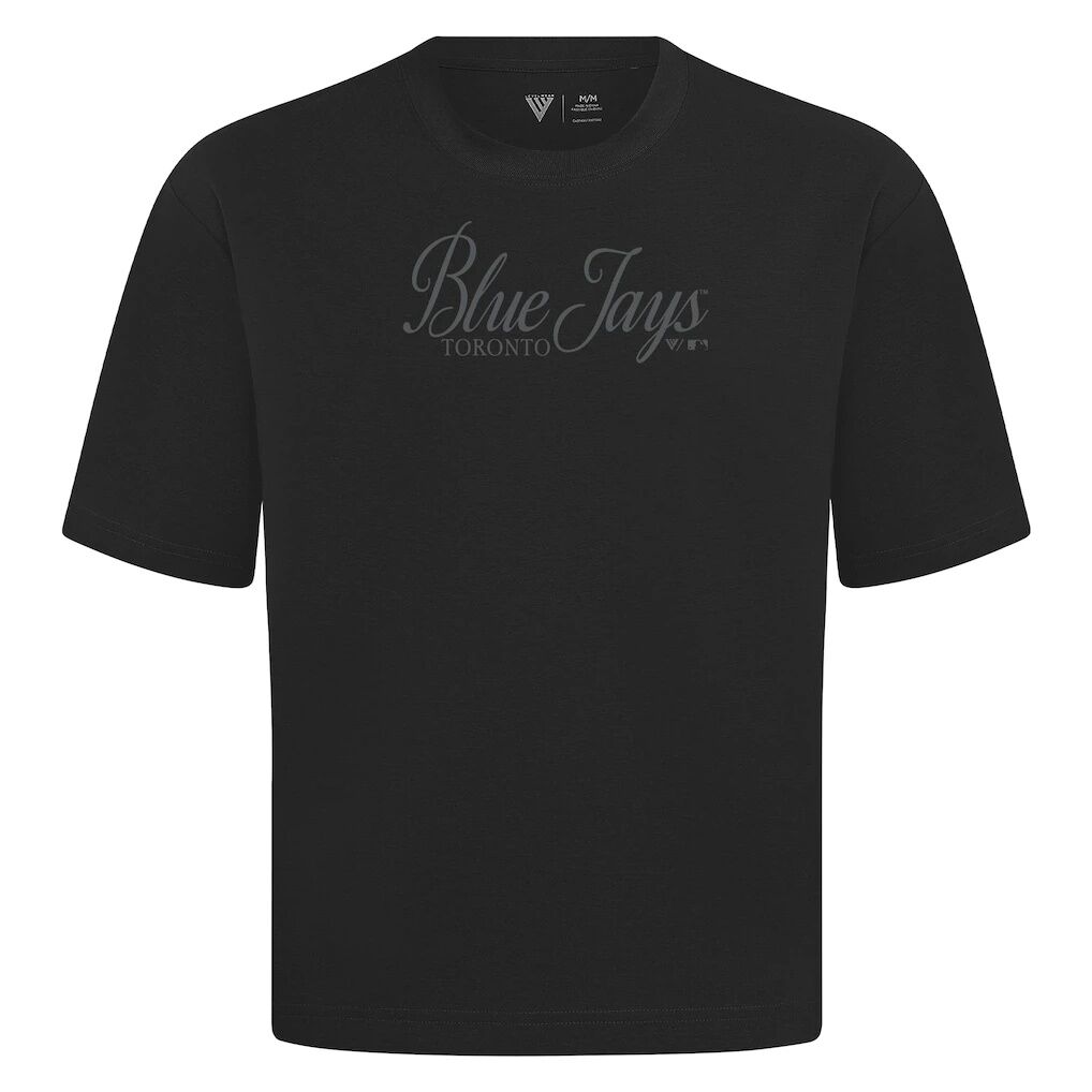 Toronto Blue Jays Levelwear Ethereal Oversized Luxe Signature Knit T-Shirt