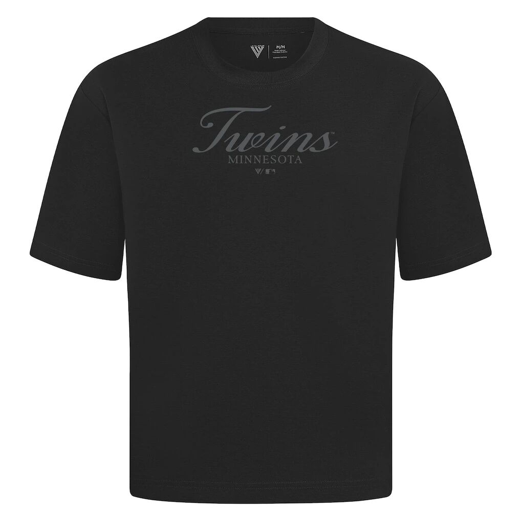 Minnesota Twins Levelwear Ethereal Oversized Luxe Signature Knit T-Shirt