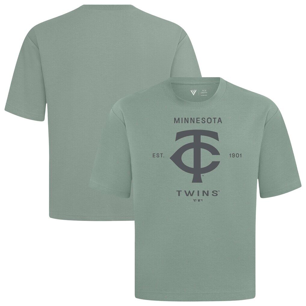 Minnesota Twins Levelwear Crossway Oversized Luxe Signature Knit T-Shirt