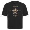 Houston Astros Levelwear Crossway Oversized Luxe Signature Knit T-Shirt - Black - Side View