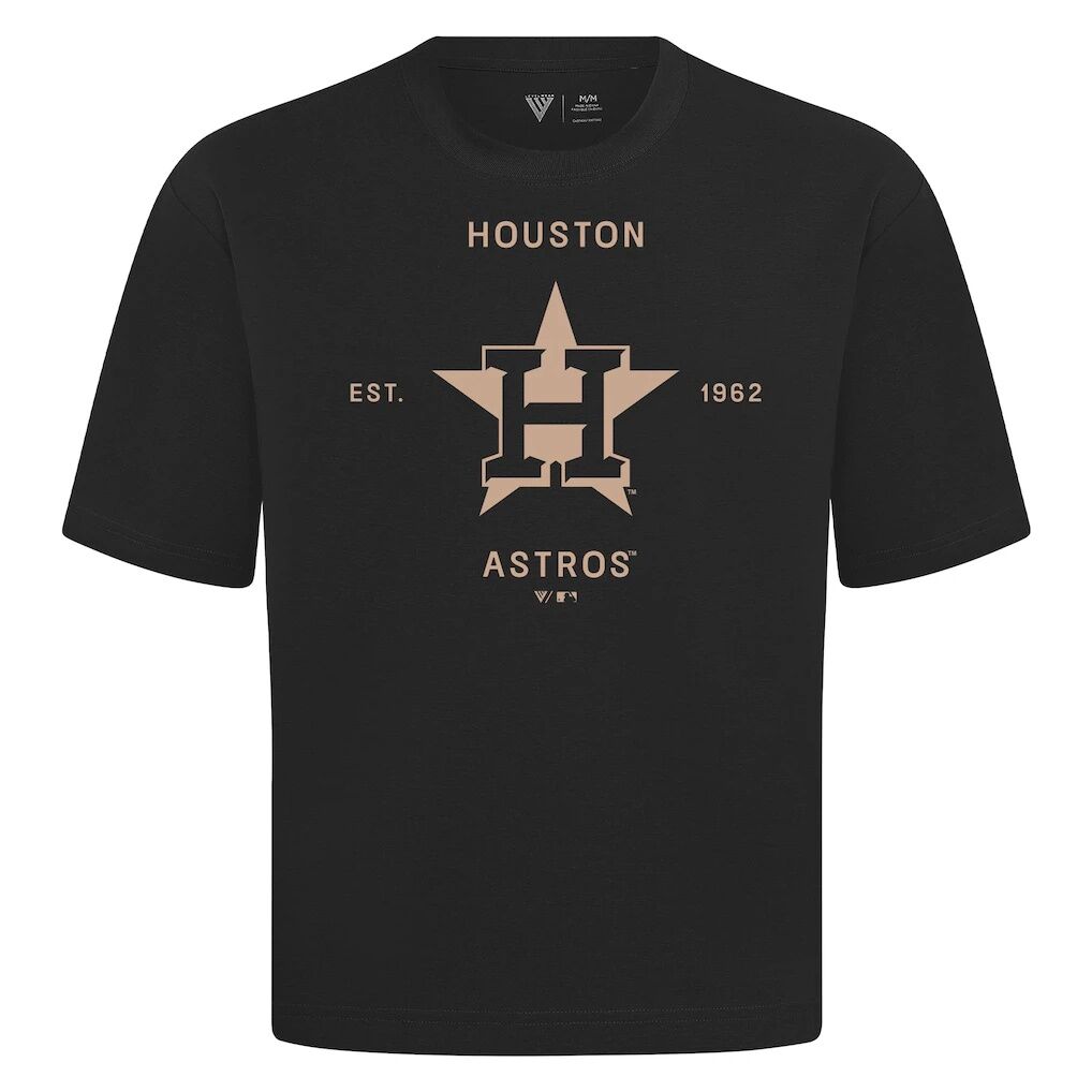 Houston Astros Levelwear Crossway Oversized Luxe Signature Knit T-Shirt