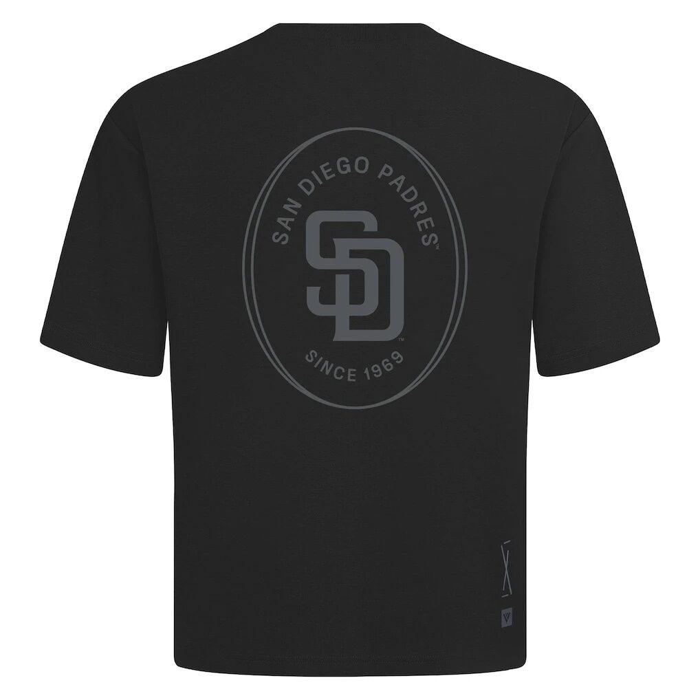San Diego Padres Levelwear Signet Oversized Luxe Signature Knit T-Shirt