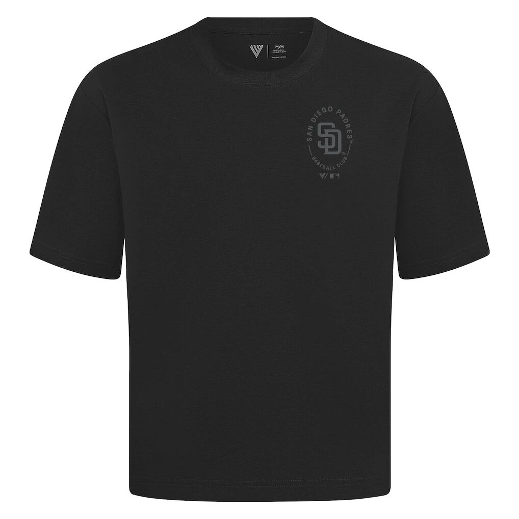San Diego Padres Levelwear Signet Oversized Luxe Signature Knit T-Shirt