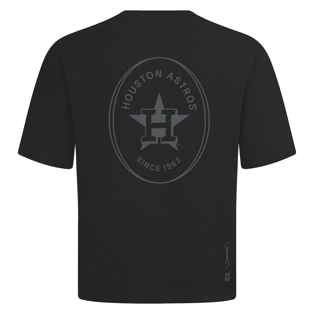 Houston Astros Levelwear Signet Oversized Luxe Signature Knit T-Shirt