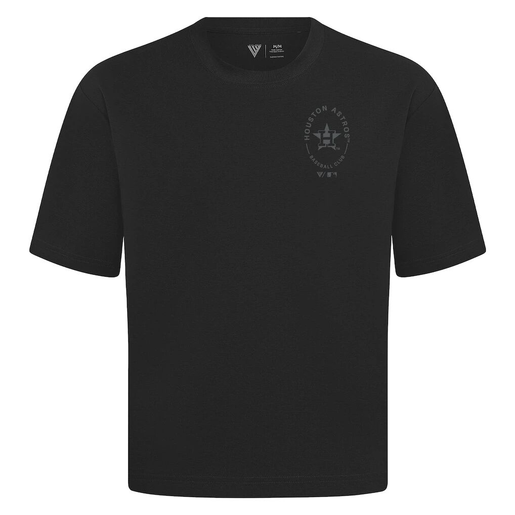 Houston Astros Levelwear Signet Oversized Luxe Signature Knit T-Shirt