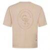 Colorado Rockies Levelwear Signet Oversized Luxe Signature Knit T-Shirt - Khaki - Detail View