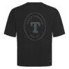 Texas Rangers Levelwear Signet Oversized Luxe Signature Knit T-Shirt - Black - Detail View
