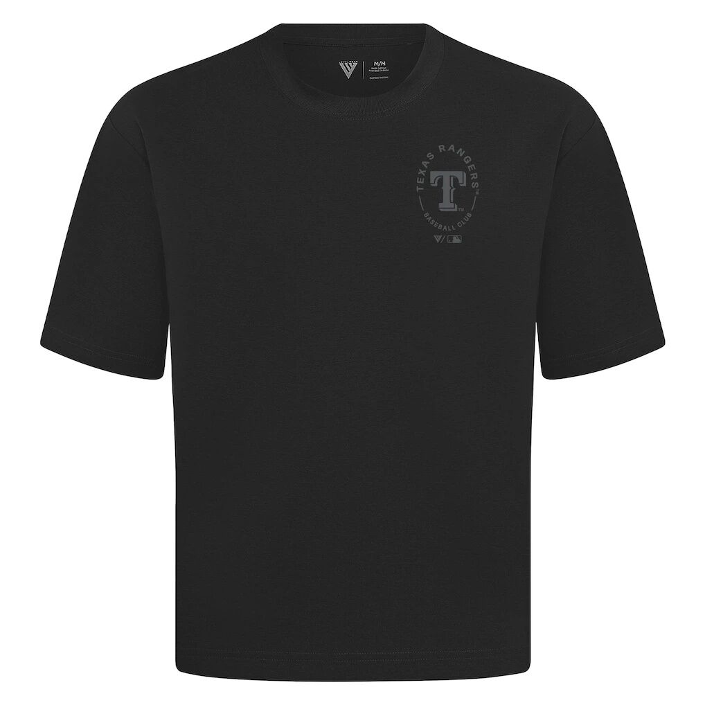 Texas Rangers Levelwear Signet Oversized Luxe Signature Knit T-Shirt