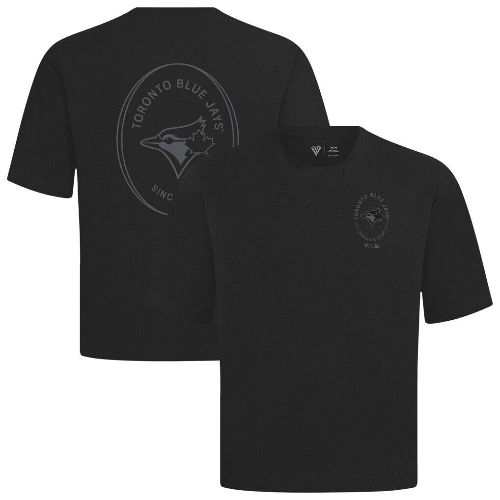 Toronto Blue Jays Levelwear Signet Oversized Luxe Signature Knit T-Shirt