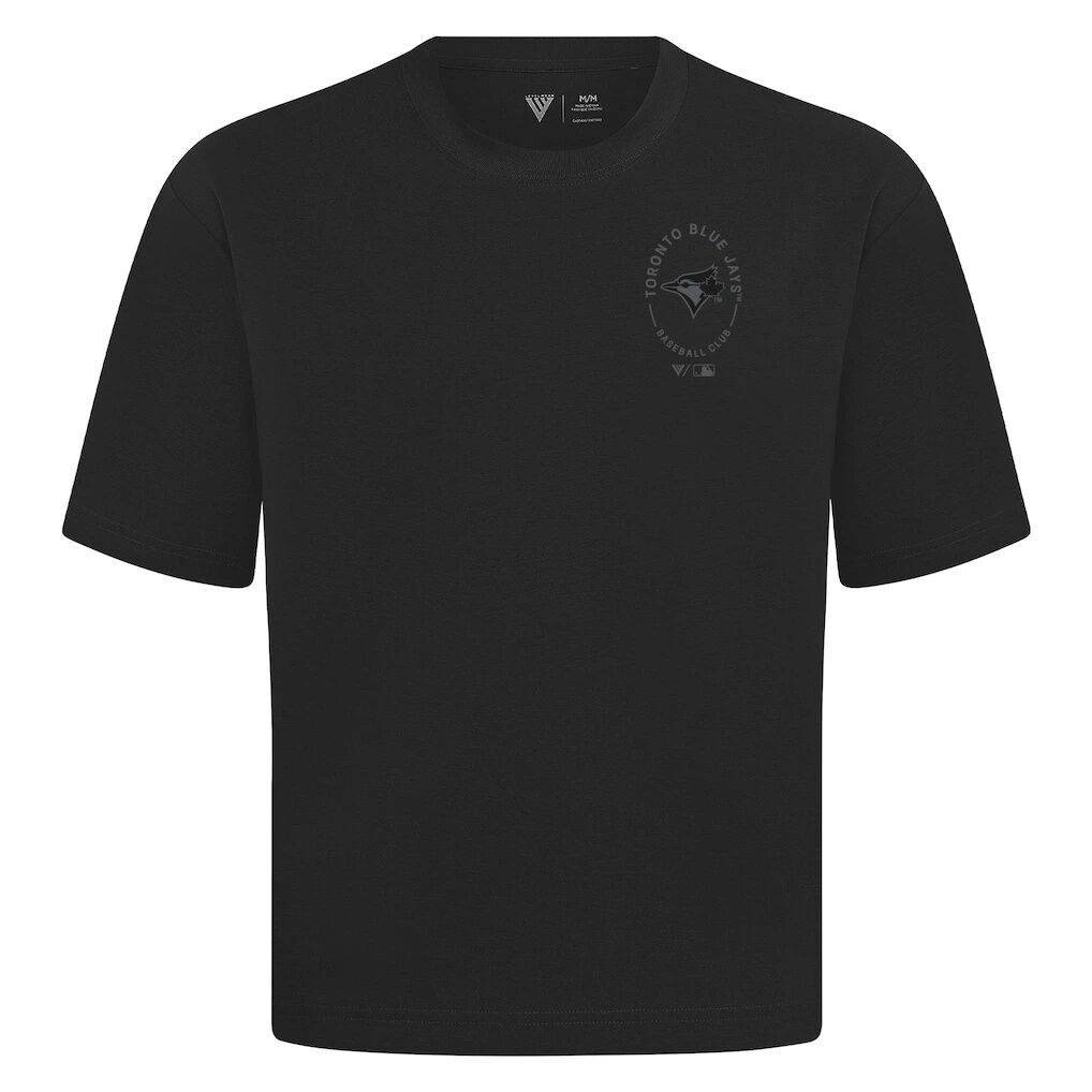 Toronto Blue Jays Levelwear Signet Oversized Luxe Signature Knit T-Shirt