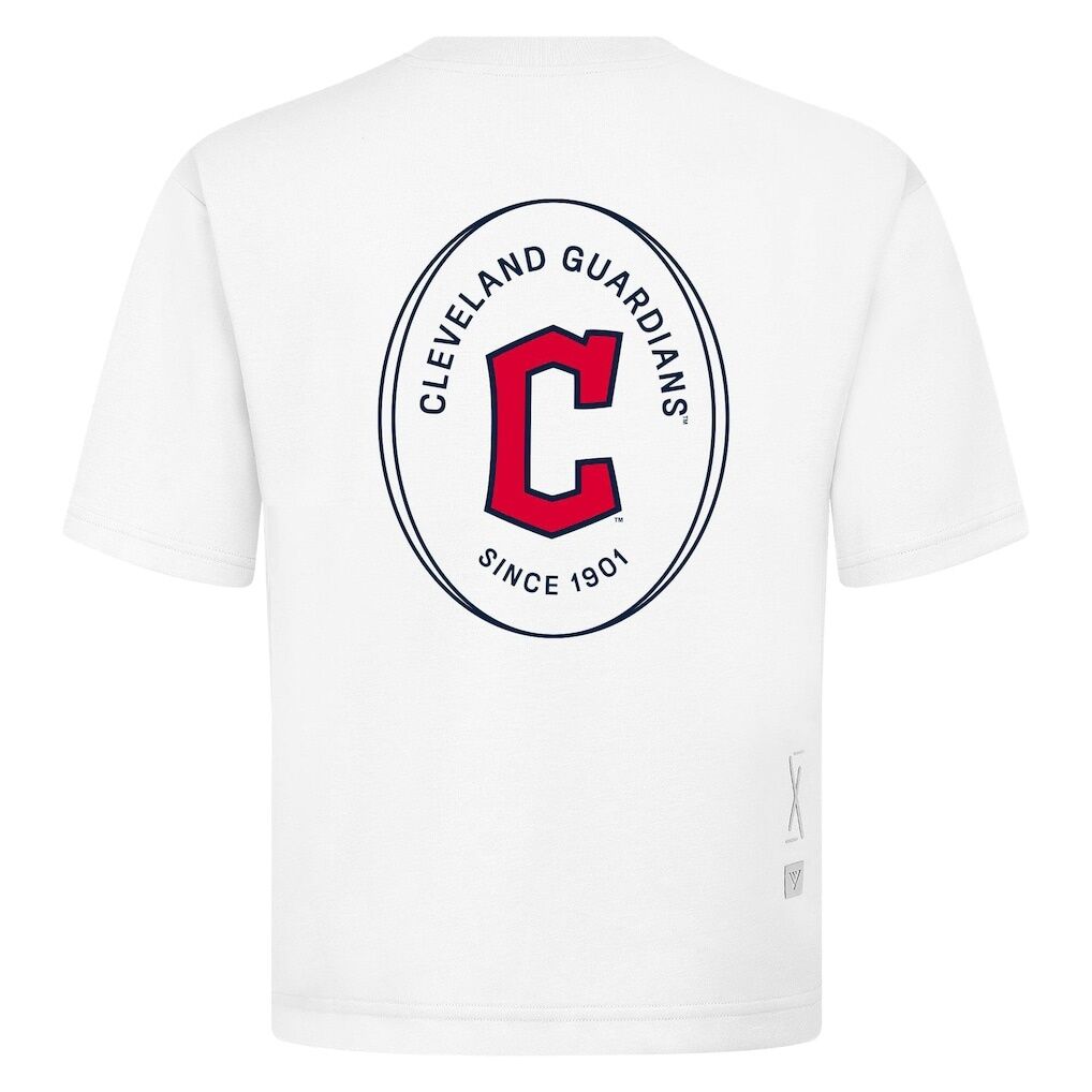 Cleveland Guardians Levelwear Signet Oversized Luxe Signature Knit T-Shirt