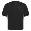 Baltimore Orioles Levelwear Signet Oversized Luxe Signature Knit T-Shirt - Black - Side View