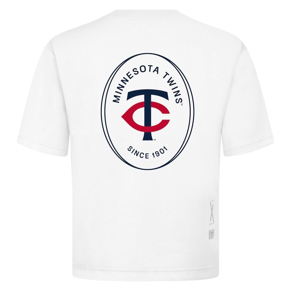 Minnesota Twins Levelwear Register Oversized Luxe Signature Knit T-Shirt