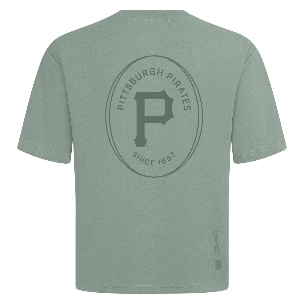 Pittsburgh Pirates Levelwear Register Oversized Luxe Signature Knit T-Shirt
