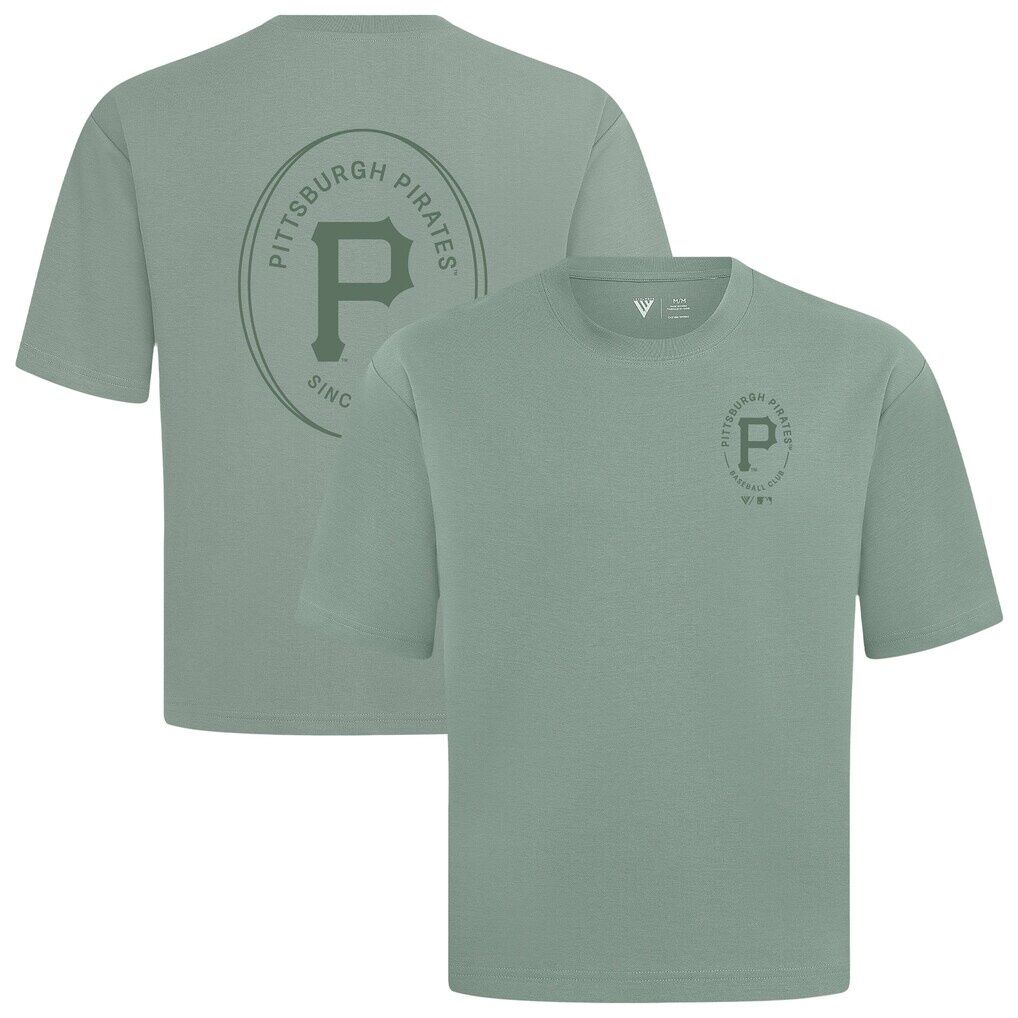 Pittsburgh Pirates Levelwear Register Oversized Luxe Signature Knit T-Shirt