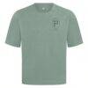 Pittsburgh Pirates Levelwear Register Oversized Luxe Signature Knit T-Shirt - Green - Side View