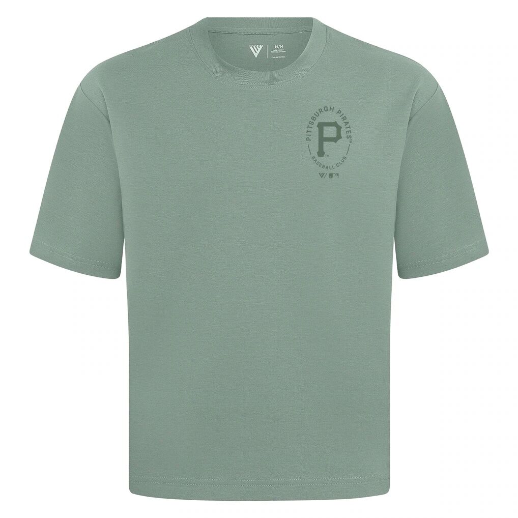 Pittsburgh Pirates Levelwear Register Oversized Luxe Signature Knit T-Shirt