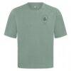 Boston Red Sox Levelwear Register Oversized Luxe Signature Knit T-Shirt - Green - Side View